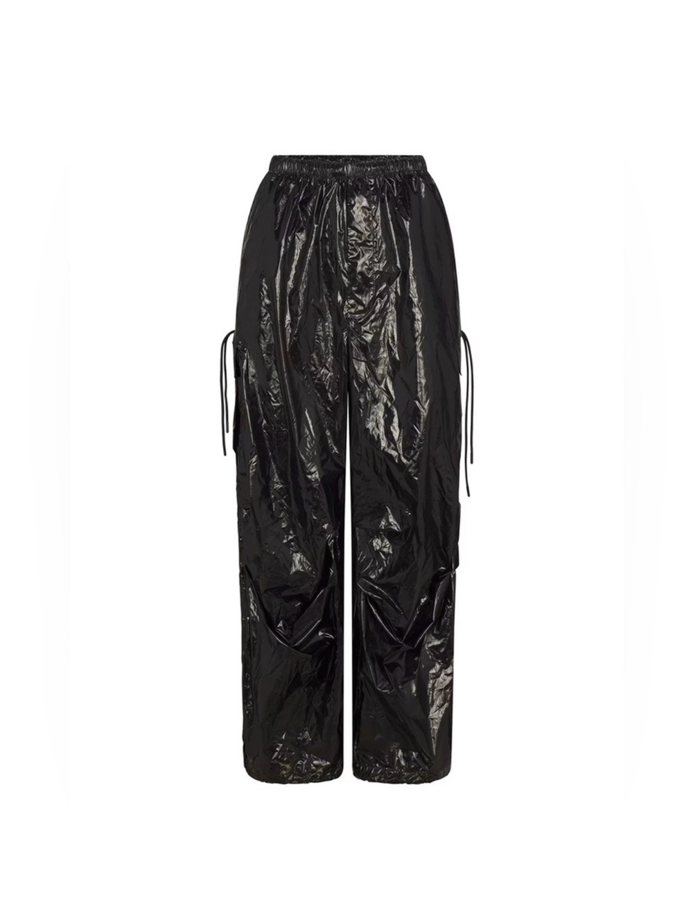 Nike SKIMS Shiny Nylon Cargo Pants - Size M- Obsidian-NWT